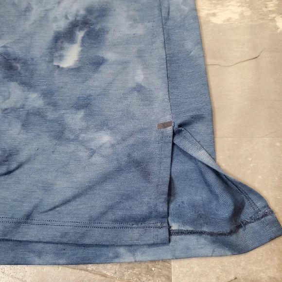 Lululemon Always Agile Tank. Diamond Dye True Navy Chambray. Tie Dye. XL. - Picture 3 of 8